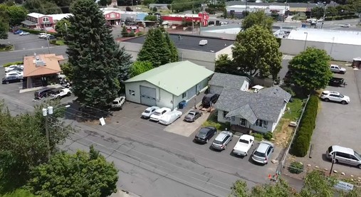 Aerial view of Repair Depot