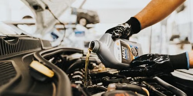 Oil change service